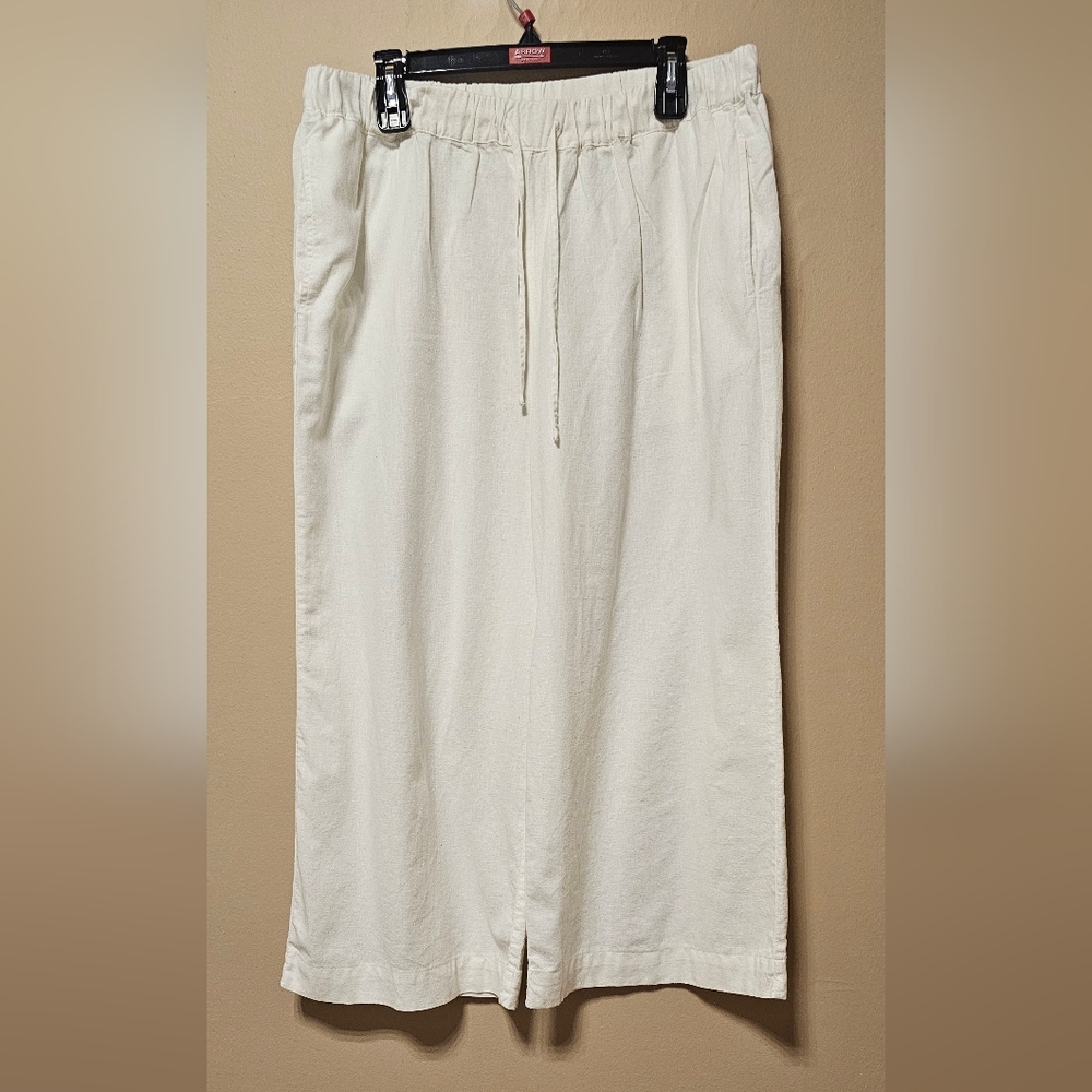 NWOT-Glassons Tie Waist Wide Leg Pants,Sz.16